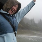 We went to the beach, we ran through the mud and rain for 2 hours... then realized we had to pee. It was exhilarating.